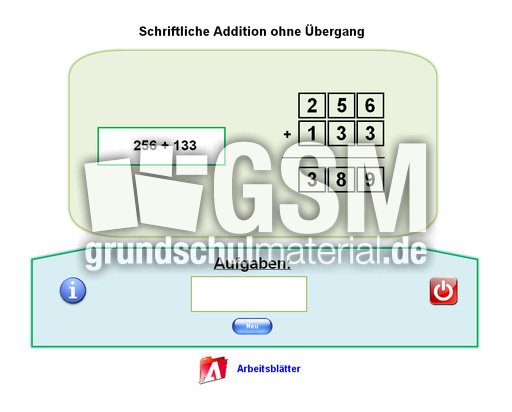 Tafelbild Addition ohne Uebertrag.zip